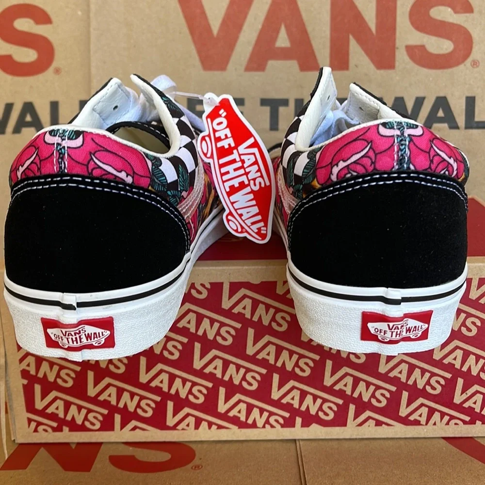 Vans Old Skool Rose Animal check True White/Multi WMNS sneakers - Picture 14 of 16